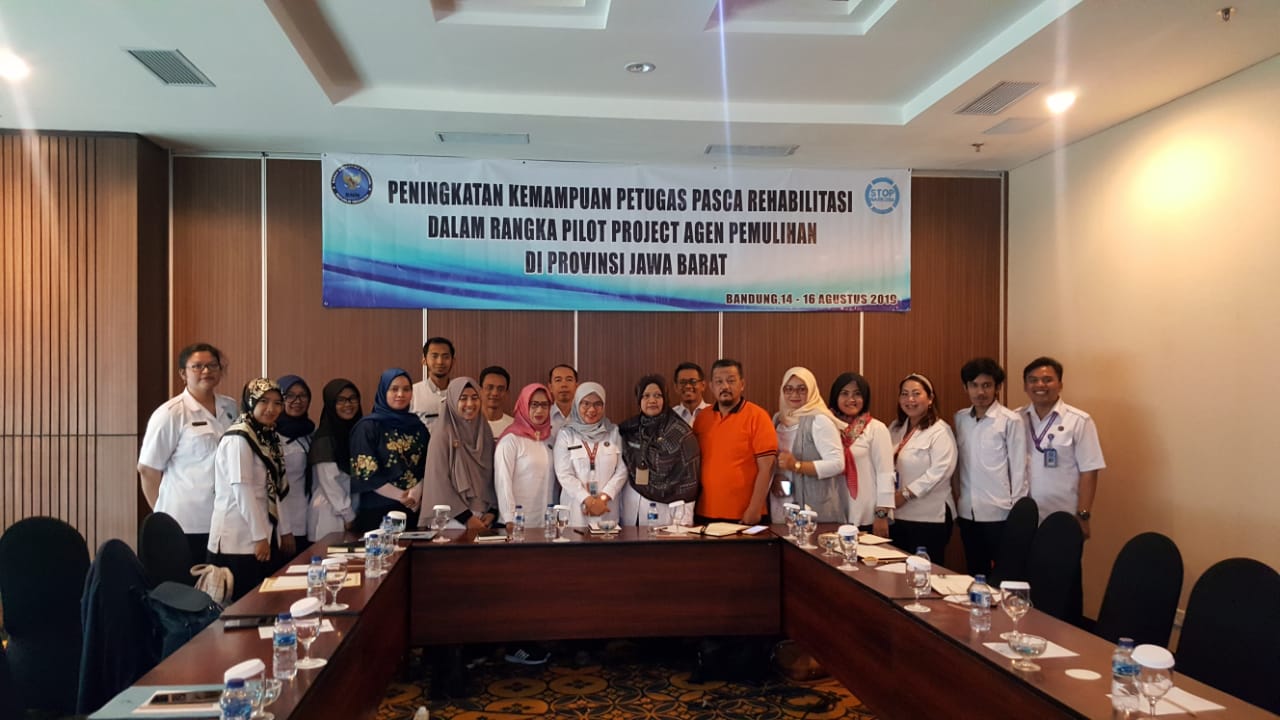 Bimbingan Teknis Peningkatan Kemampuan Petugas Pasca Rehabilitasi Dalam Rangka Pilot Project Agen Pemulihan