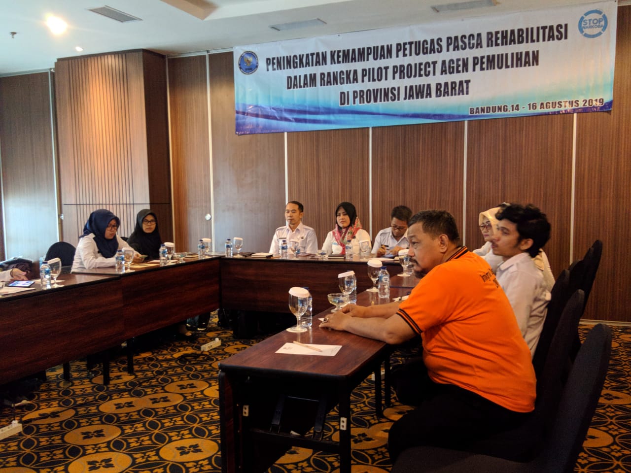 Bimbingan Teknis Peningkatan Kemampuan Petugas Pasca Rehabilitasi Dalam Rangka Pilot Project Agen Pemulihan