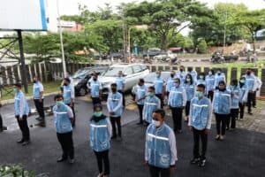 APEL PENYAMPAIAN ARAHAN KEPALA BNNP JAWA BARAT DAN PELAKSANAAN TES USAP (SWAB) BAGI SELURUH PERSONIL BNNP JAWA BARAT