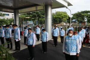 APEL PENYAMPAIAN ARAHAN KEPALA BNNP JAWA BARAT DAN PELAKSANAAN TES USAP (SWAB) BAGI SELURUH PERSONIL BNNP JAWA BARAT