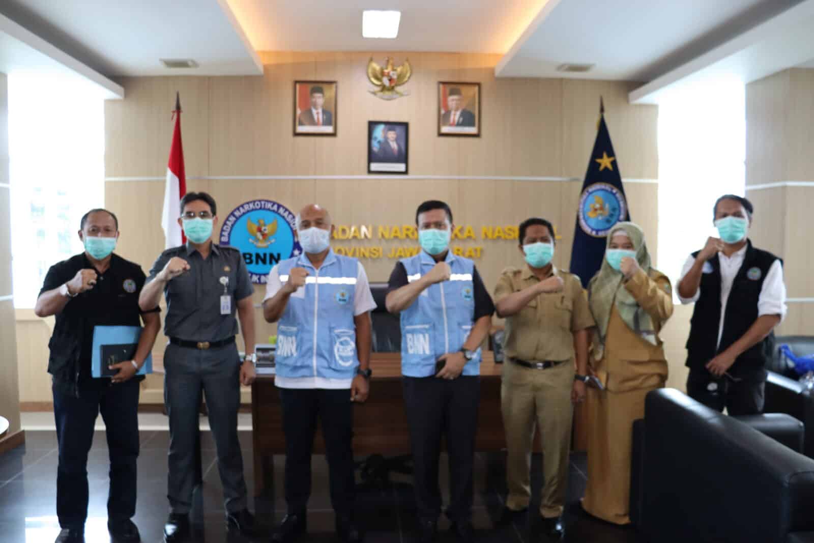 AUDIENSI BNK BEKASI KE KANTOR BNN PROVINSI JAWA BARAT