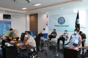 RAPAT SINERGITAS PROGRAM TAHUN ANGGARAN 2021 BNN KABUPATEN/KOTA WILAYAH BNNP JABAR