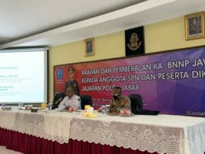 KEPALA BNNP JAWA BARAT GELORAKAN WAR ON DRUGS DI SPN POLDA JABAR