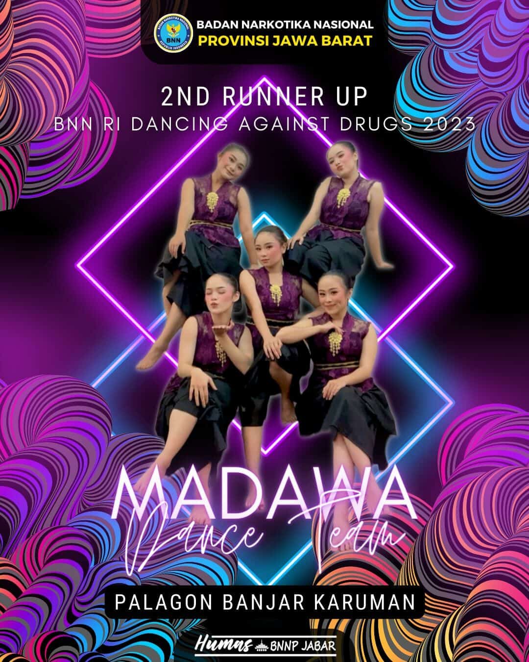 KEREN !! MADAWA DANCE TEAM SABET JUARA 2 NASIONAL DI AJANG BNN RI DANCING AGAINST DRUGS 2023