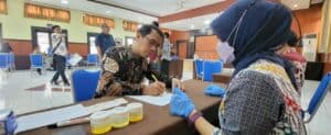 SOSIALISASI P4GN DAN TEST URINE KEPADA PEJABAT/PEGAWAI DJBP PROVINSI JAWA BARAT