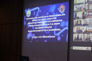 PELANTIKAN PEGAWAI PEMERINTAH DENGAN PERJANJIAN KERJA BNN RI